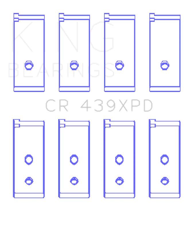King Engine Bearings Performance Rod Bearing Set - Size Stdx For Honda B-Series 2
