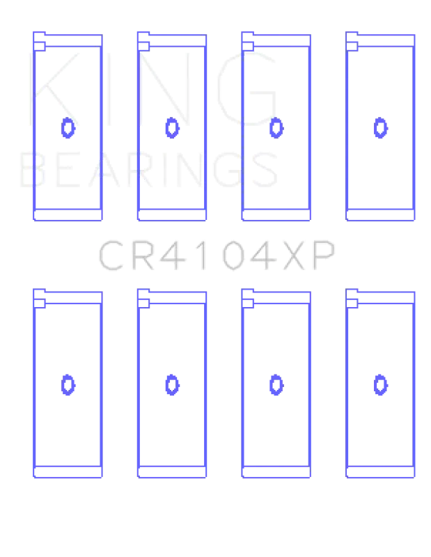 King Engine Bearings Performance Rod Bearing Set - Std Size Audi/Vw 83-03 1.6L/1.8L/2.0L 2
