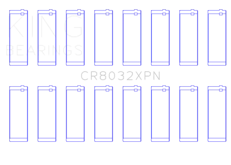 King Engine Bearings Performance Rod Bearing Set Stdx For Chrysler Dodge Hemi 5.7L 6.1L V8 Compatibility 1