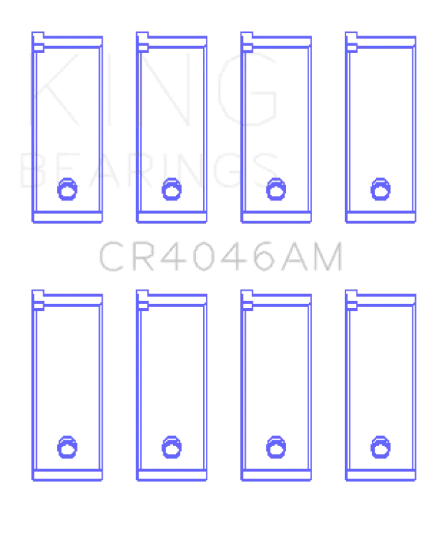 King Engine Bearings Rod Bearing Set +0.25Mm For Honda D16a/D16y/D16z 2