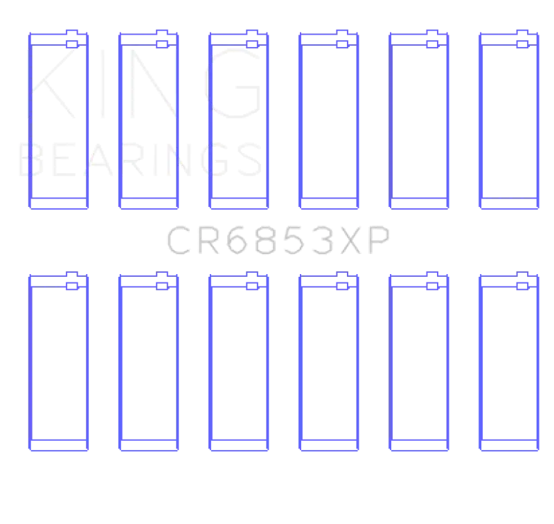 King Engine Bearings Rod Bearing Set - Bmw S50b32 Std Size 2