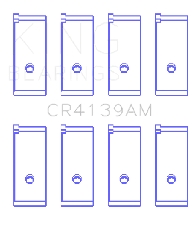 King Engine Bearings Rod Bearing Set - Size Std For Honda Civic 1980-1995 2