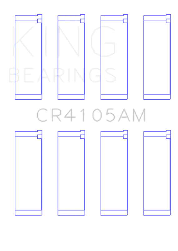 King Engine Bearings Rod Bearing Set - Size Std For Mazda Fs-De L4/Fp L4/Fs L4 Dohc 2