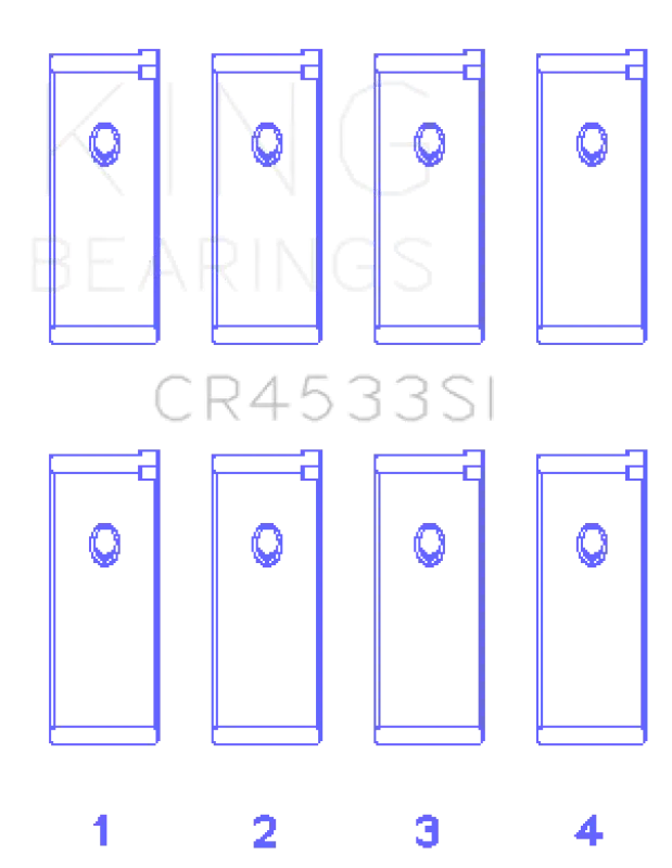 King Engine Bearings Rod Bearing Set Size Std For Nissan Qr25de Dohc 16 Valves 2