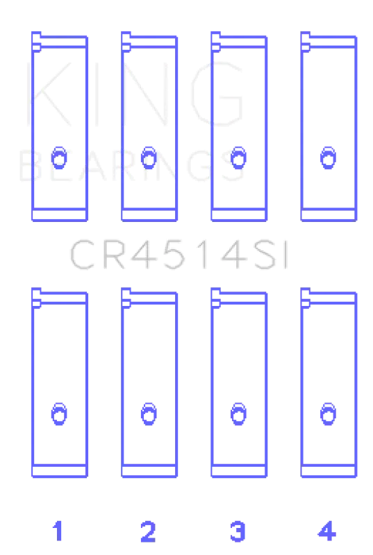 King Engine Bearings Rod Bearing Set Size Std For Toyota 1Azfe 2Azfe Compatible With Lexus Hs250h Scion Tc Corolla Camry Rav4 And More 2