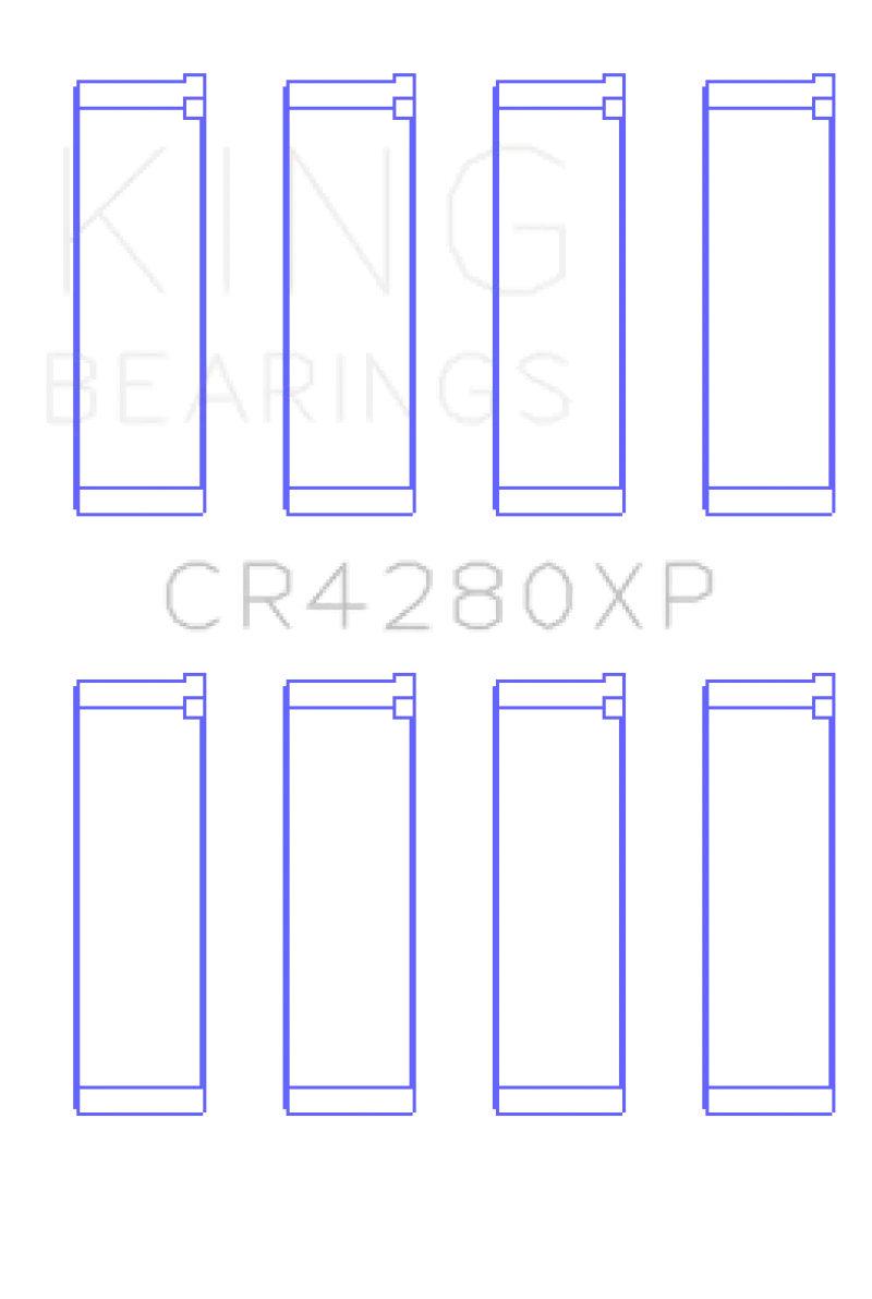 King Engine Bearings Rod Bearing Set - Size Stdx For Subaru Wrx/Sti Ej20/Ej22/Ej25 1