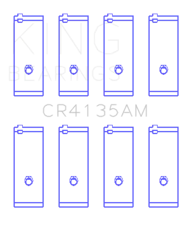 King Engine Bearings Rod Bearing Set - Toyota 5Sfe L4 Dohc 16 Valves (Size Std) - 85-01 Toyota Camry Celica Mr2 Solara 2