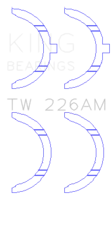 King Engine Bearings Thrust Washer Set For Toyota 3Sgte - Fits Various Toyota Models 1