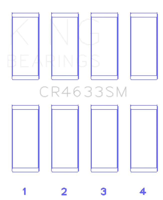 King Engine Bearings Turbo Rod Bearing Set - Size Std For 2008 Mini Cooper N14 2