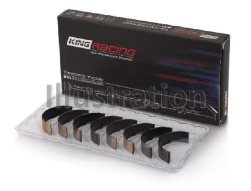King Tri-Metal Perf Rod Bearing Set +.026Mm For Subaru Ej20/Ej22/Ej25 (52Mm Journal Size) 1