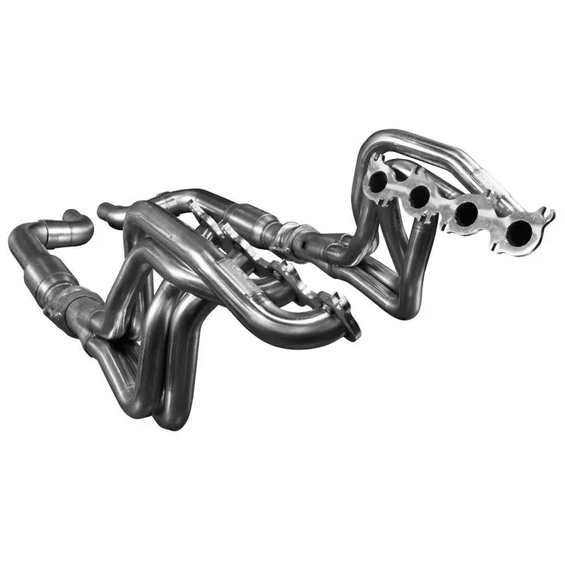 Kooks 2024 Ss Headers For Mustang Gt/D.H. 5.0L 4V With 2 In. X 3 In. H.O Green Catted Connection Pipe 1