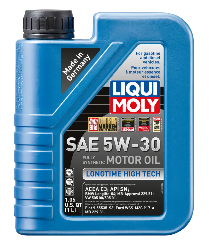 Liqui Moly 1L Longtime High Tech Motor Oil Sae 5W30 - Diesel Particulate Filter (Dpf) - Year Make Model 1