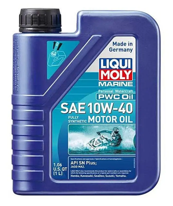 Liqui Moly 1L Marine Motor Oil For Pwc Sae 10W40 2