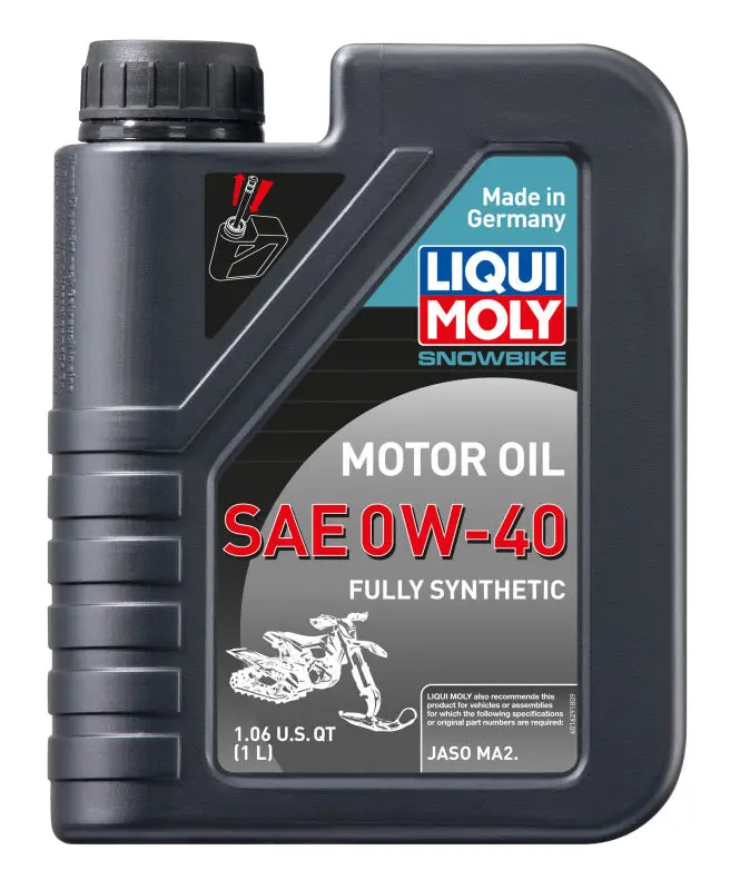Liqui Moly 1L Snowbike Motor Oil Sae 0W40 For 2012-2014 Aprilia Mana 850 And More 1