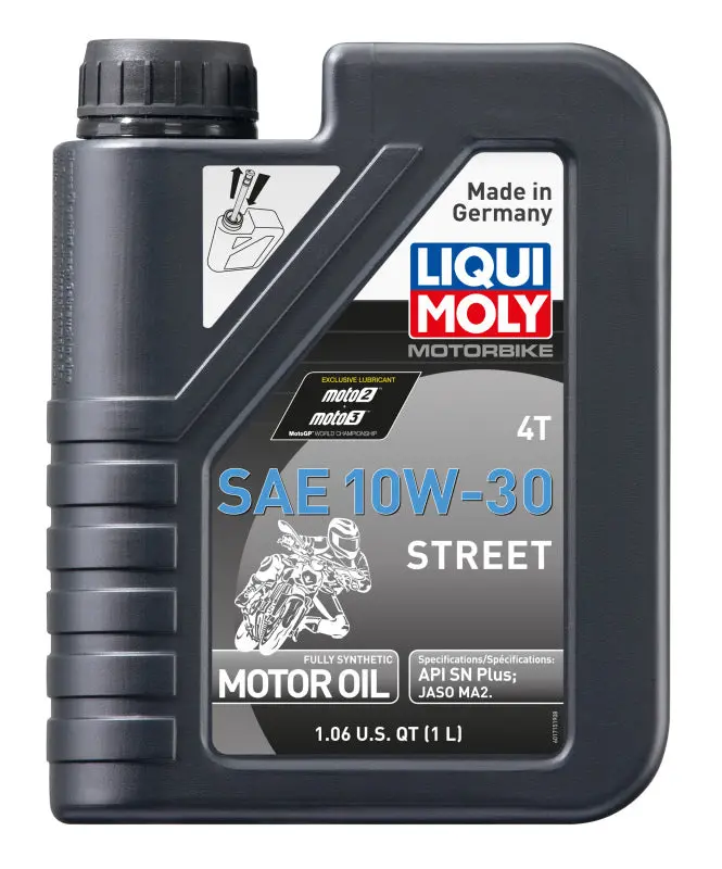 Liqui Moly 1L Synthetic Motorbike Oil Sae 10W30 - Compatible With Various Bmw Ducati Models 1