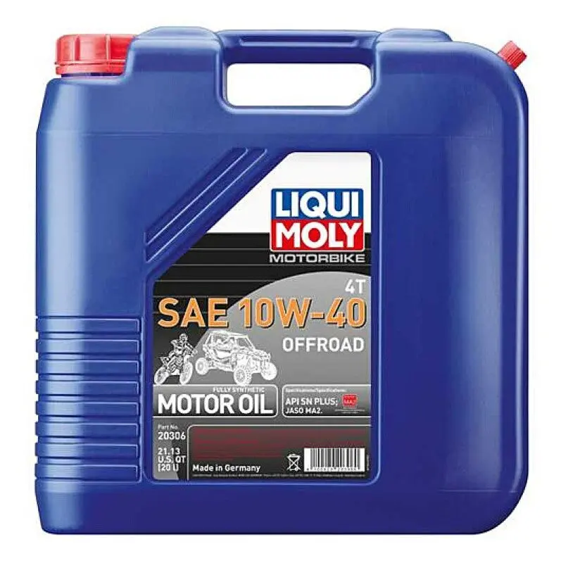 Liqui Moly 20L Motorbike 4T Sae 10W40 Offroad 2