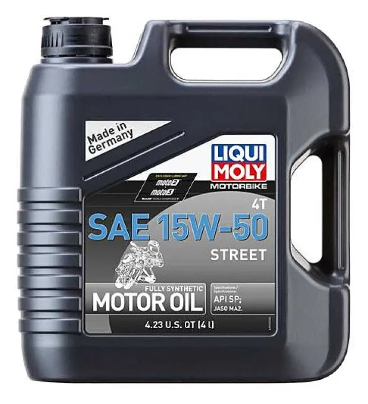 Liqui Moly 4L Motorbike 4T Sae 15W50 Motor Oil Street 2