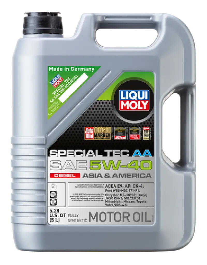 Liqui Moly 5L Special Tec Aa Motor Oil Sae 5W40 Diesel 2