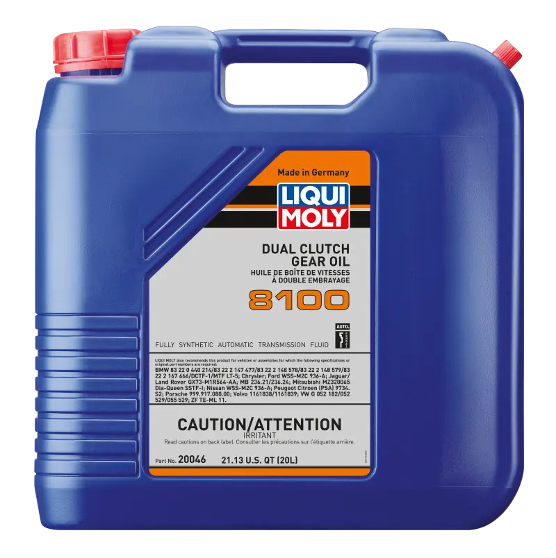 Liqui Moly Dual Clutch Transmission Oil 8100 Fully Synthetic 20L Superior Clutch Control And Wear Protection 1