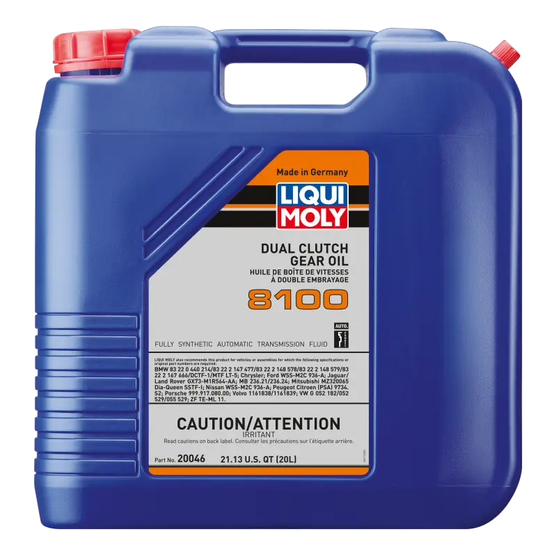 Liqui Moly Dual Clutch Transmission Oil 8100 Fully Synthetic 20L Superior Clutch Control And Wear Protection 2
