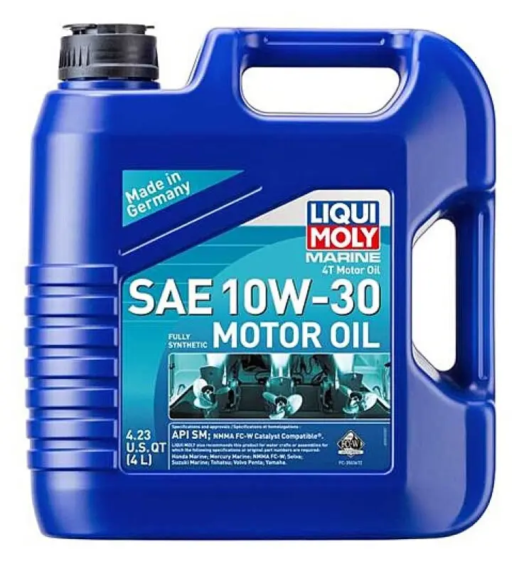 Liqui Moly Marine 4T Motor Oil Sae 10W30 Fully Synthetic High Performance Corrosion Protection 2