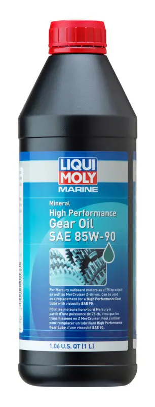 Liqui Moly Marine High Performance Gear Oil Sae 85W90 Fully Synthetic 1L 1