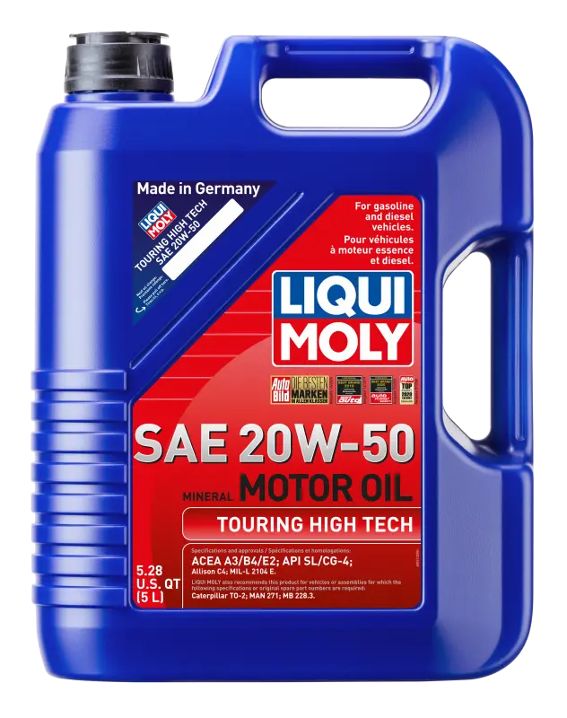Liqui Moly Touring High Tech Motor Oil Sae 20W50 - 5L 2