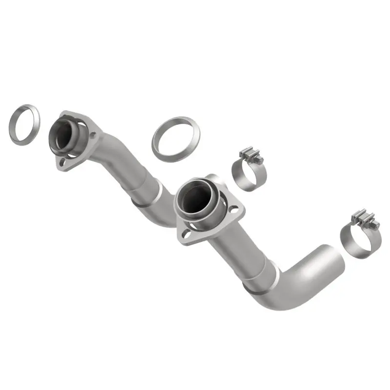Magnaflow 2-Piece Front Exhaust Pipe Kit For 66-72 Chevy C10 Pickup V8 2In Tubing With Clamps And Inlet Flanges 1