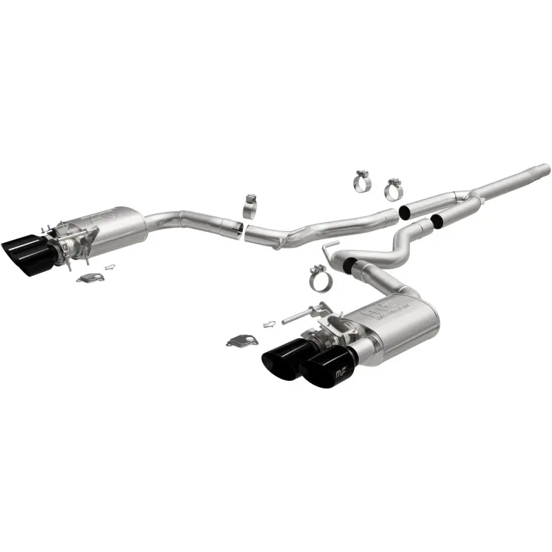 Magnaflow 2024 Ford Mustang Ecoboost 2.3L Competition Series Cat-Back Exhaust System For 2024-2025 Ford Mustang Ecoboost 1
