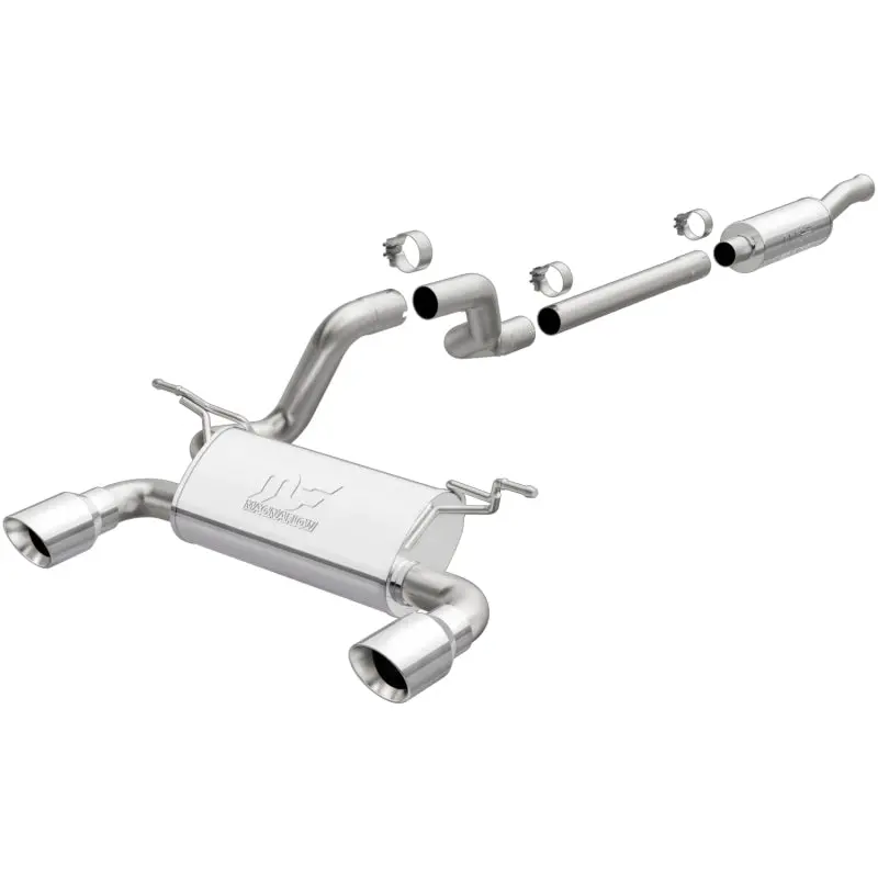 Magnaflow 409Ss Cat-Back Exhaust System For 2018 Jeep Wrangler 2.0L Dual Split 2