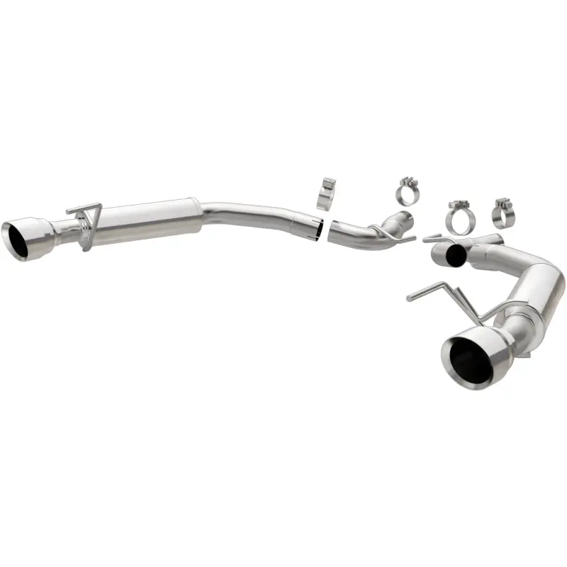 Magnaflow Axle Back Exhaust System Ss 2.5In Competition Dual Split Polish 4.5In Tip 2015-2023 Ford Mustang Ecoboost 2