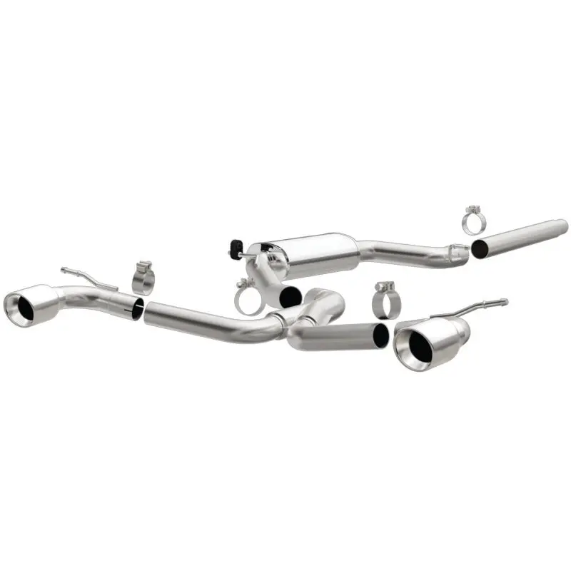 Magnaflow Cat-Back Dual Split Rear Exit Exhaust 4In Tips 2015-2018 Vw Gti 2.0L Turbo 1