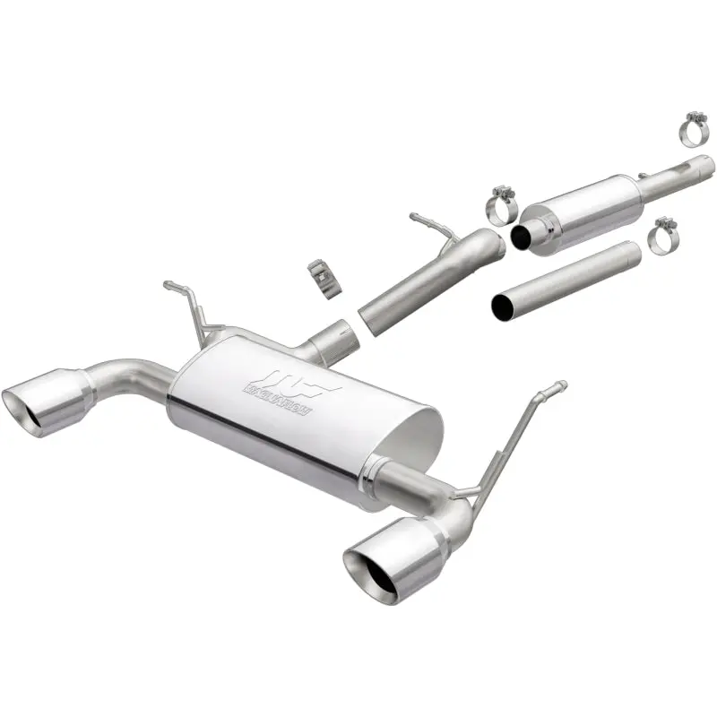 Magnaflow Cat-Back Exhaust 12-16 Jeep Wrangler Gt 3.6L V6 Polished Tips 1