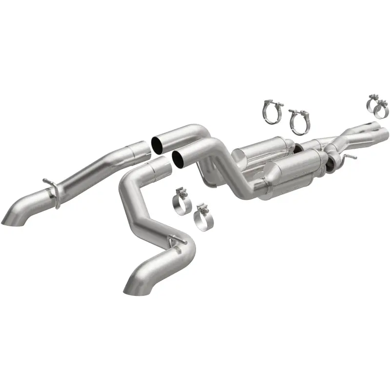 Magnaflow Cat-Back Exhaust 2021-2024 Jeep Wrangler 6.4L Rock Crawler Series Dual Exit Stainless 2