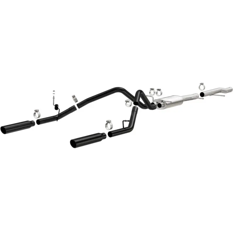 Magnaflow Cat-Back Exhaust 3.5In Black Tips For 10-13 Chevy Silverado / Gmc Sierra 5.3L 1