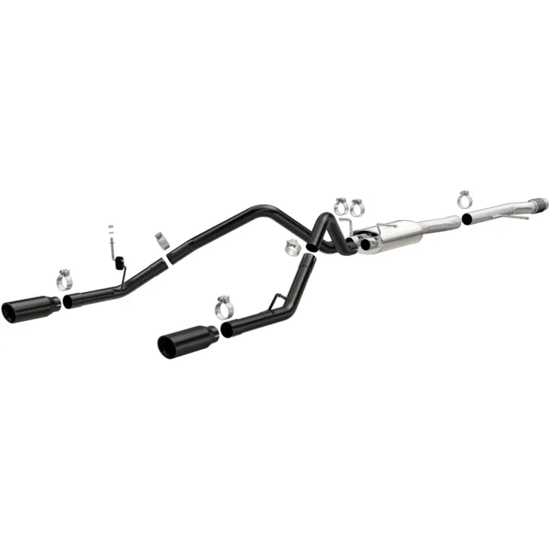 Magnaflow Cat-Back Exhaust 4In Black Dual Split Tips 14-15 Chevy Silverado/Gmc Sierra 4.3L-5.3L 1