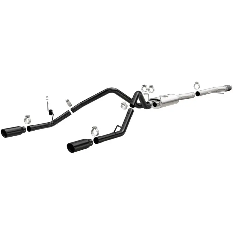 Magnaflow Cat-Back Exhaust 4In Black Dual Split Tips 14-15 Chevy Silverado/Gmc Sierra 4.3L-5.3L 2