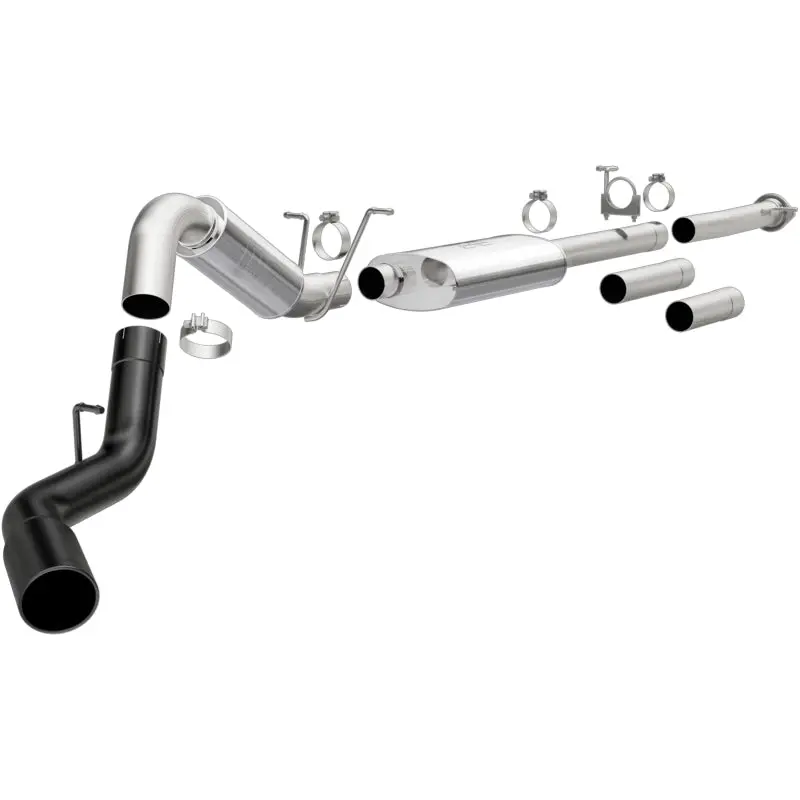 Magnaflow Cat-Back Exhaust 4In Single Rear Exit W/Black Tips For 2011-2019 Gm 2500/3500 6.0L Silverado/Sierra 2