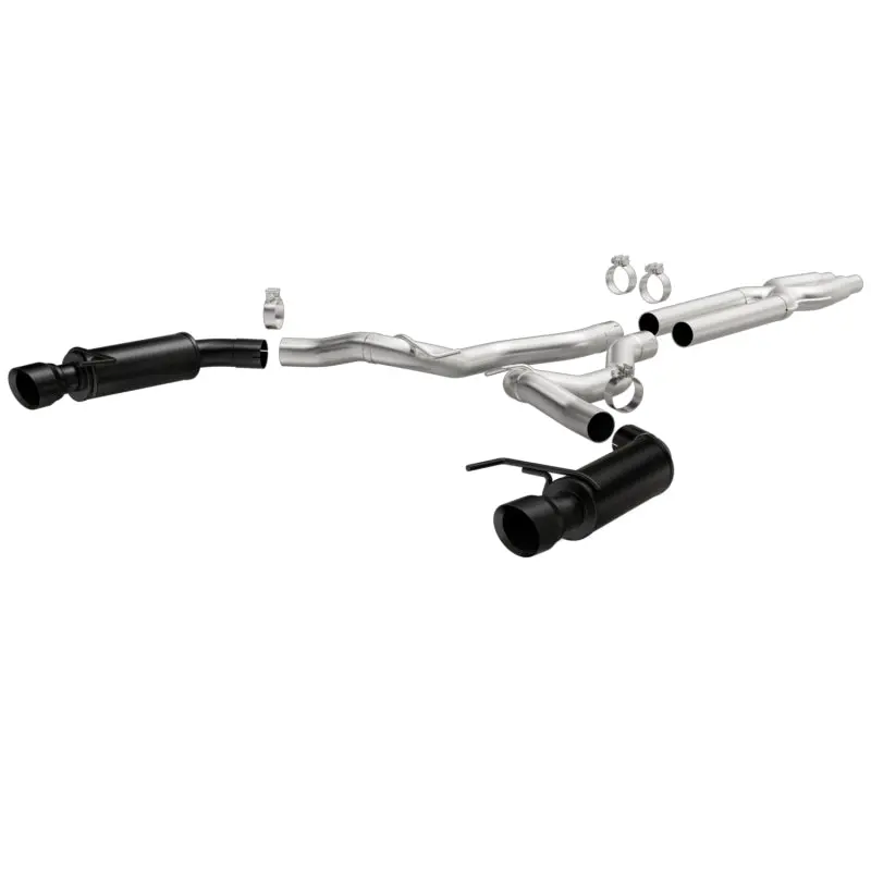 Magnaflow Cat-Back Exhaust System 15-17 Ford Mustang 5.0L V8 Competition Ss 3In Dual Split Rear 4.5In Black Tips 1