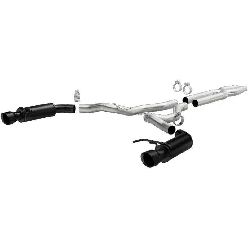 Magnaflow Cat-Back Exhaust System 15-17 Ford Mustang 5.0L V8 Competition Ss 3In Dual Split Rear 4.5In Black Tips 2