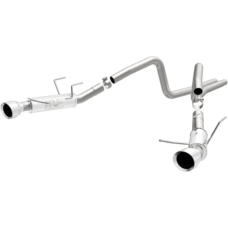 Magnaflow Cat-Back Exhaust System 15245 For 2014 Ford Mustang V6 3.7L Dual Split Rear Polished Stainless - Comp Series 1
