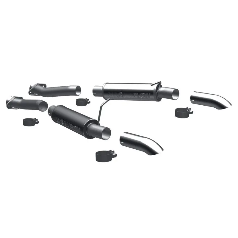 Magnaflow Cat-Back Exhaust System 2.5 Inch For 86-04 Ford Mustang 4.6L 5.0L With Turn Downs 1