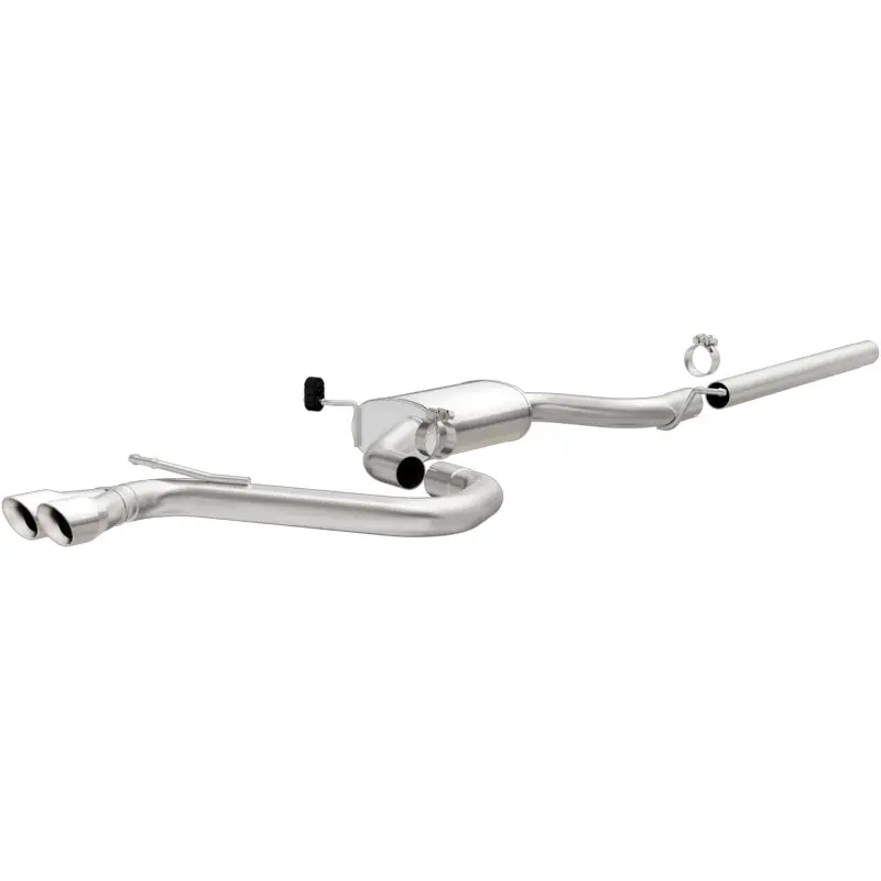 Magnaflow Cat-Back Exhaust System 2015 Volkswagen Golf 1.8L Dual Driver Side Exit 2.5In Polished Tips 1