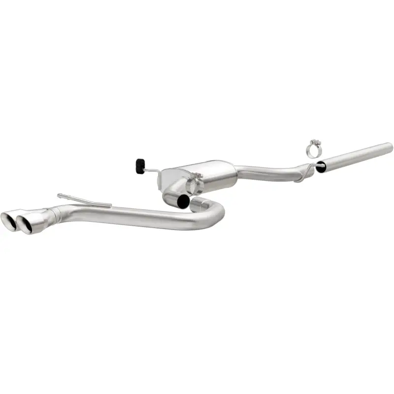 Magnaflow Cat-Back Exhaust System 2015 Volkswagen Golf 1.8L Dual Driver Side Exit 2.5In Polished Tips 2
