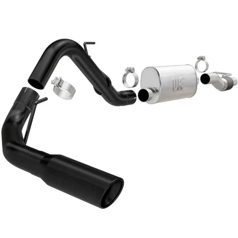 Magnaflow Cat-Back Exhaust System 3In Black 11-14 Ford F-150 3.5L V6 Ecoboost Single Side Exit Rear 3 Tip 1