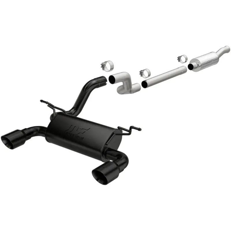 Magnaflow Cat-Back Exhaust System 4In Dual Black Coated Tips 2018 Jeep Wrangler 2.0L 2