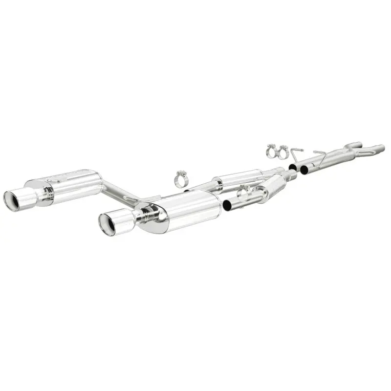 Magnaflow Cat-Back Exhaust System For 05-07 Audi A4 Quattro V6 3.2L Dual Split Rear Exit With 2 Tips 2