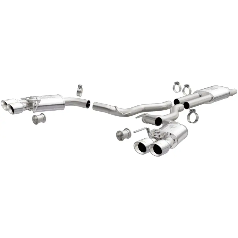 Magnaflow Cat-Back Exhaust System For 2018 Ford Mustang Gt 5.0L With Dual Exit And Polished 4In Tips 1