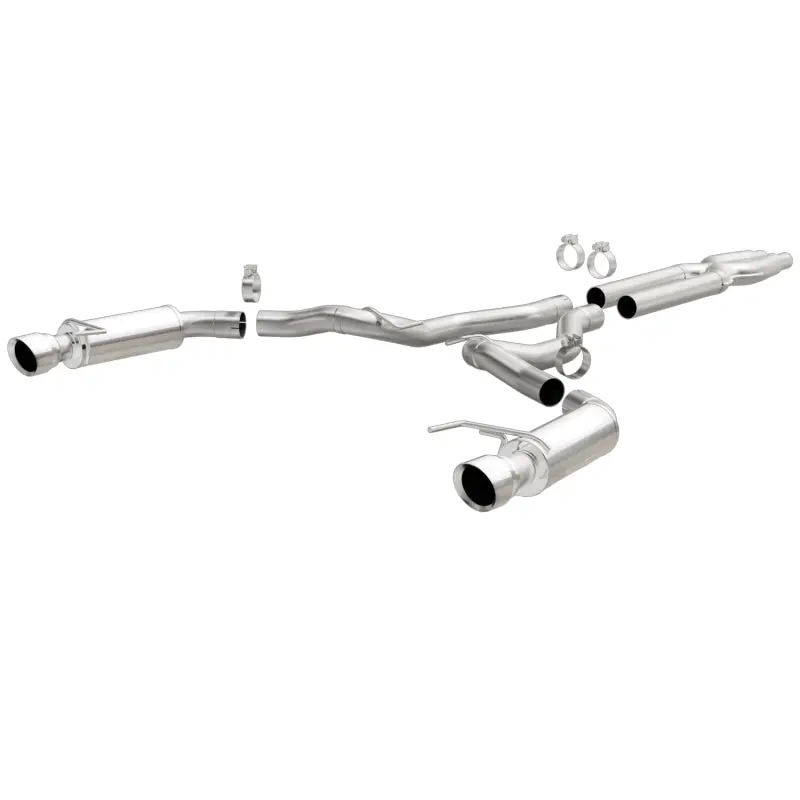 Magnaflow Cat Back Exhaust System Ss 3In Competition Dual Split Polished 4.5In Tips 2015 Ford Mustang Gt V8 5.0 2