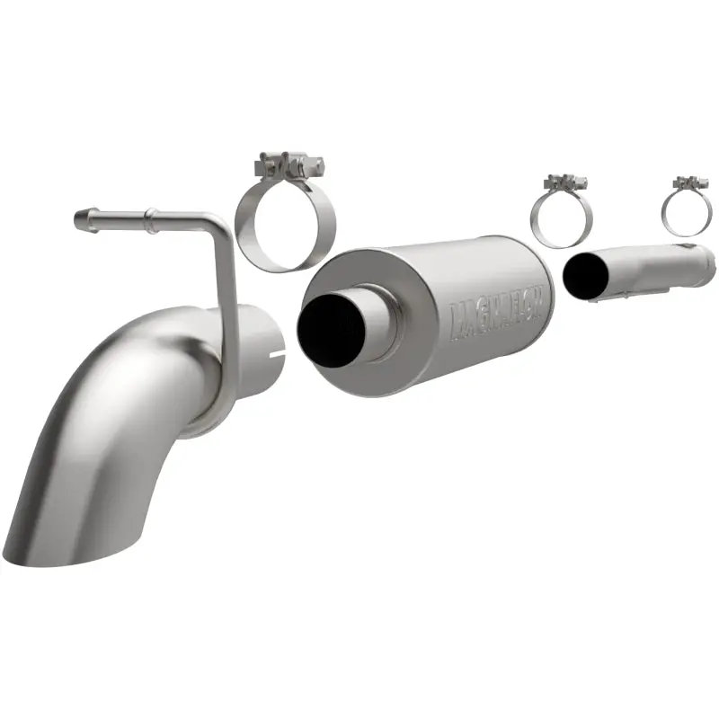 Magnaflow Cat-Back Performance Exhaust For 12-14 Jeep Wrangler Jk Unlimited V6 3.6L 2D Turn Down Rear Tire 1